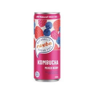 NEXBA MIXED BERRY KOMBUCHA 0,33 L MIX JAGODOWY PUSZKA