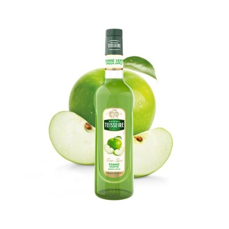 MATHIEU TEISSEIRE GREEN APPLE 1 L ZIELONE JABŁKO IND BUTELKA SZKLANA