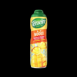 TEISSEIRE BENEFIT RANGE BOOST PINEAPPLE MANGO 0,6 L BIDON