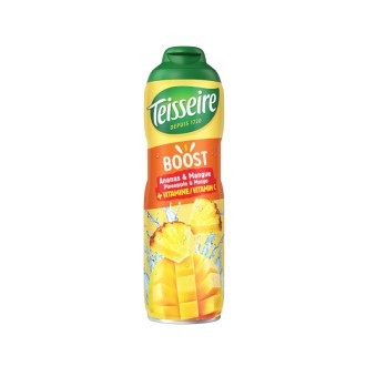 TEISSEIRE BENEFIT RANGE BOOST PINEAPPLE MANGO 0,6 L BIDON