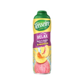 TEISSEIRE BENEFIT RANGE RELAX PEACH GUAVA 0,6 L BIDON