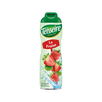 TEISSEIRE STRAWBERRY 0,6 L TRUSKAWKA BIDON