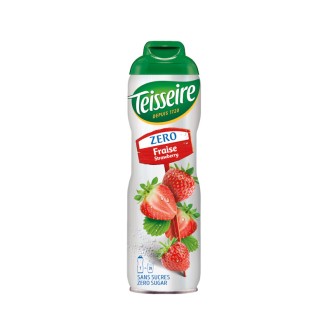 TEISSEIRE STRAWBERRY ZERO 0,6 L TRUSKAWKA ZERO BIDON